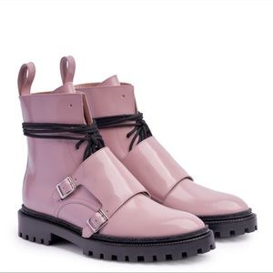 Inch2 Women's Pale Pink Monk Boots- Size 7